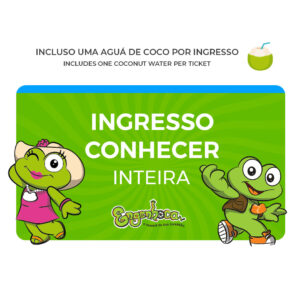 Ingresso Conhecer – Válido por 3 meses após data da compra