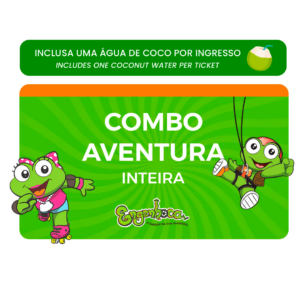 Combo Aventura - (Ingresso Conhecer + Pulseira Aventura) - Válido por 3 meses após data da compra