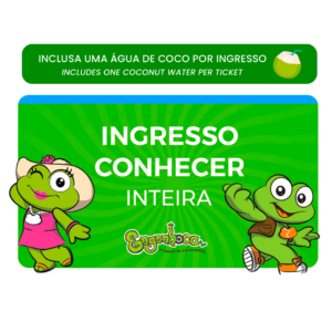 Ingresso Conhecer – Válido por 3 meses após data da compra