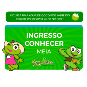 Ingresso Conhecer Meia – Válido por 3 meses após data da compra
